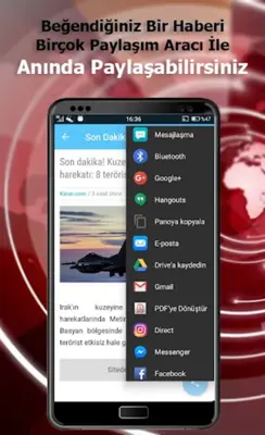 Son Dakika RSS Haber Okuyucu android App screenshot 2