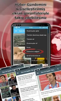 Son Dakika RSS Haber Okuyucu android App screenshot 5